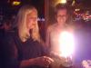 Karen lit a ‘bonfire’ to celebrate Tesa’s birthday - at BJ’s.